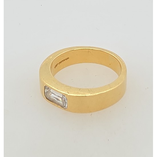 Pre Owned 18ct Diamond Set Band ZB211